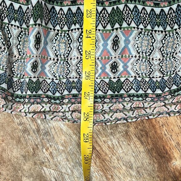 Gypsy 05 Silk Gypsy Midi Skirt Womens S/M Pockets‎ Bohemian Neutral Southwestern - Picture 13 of 13